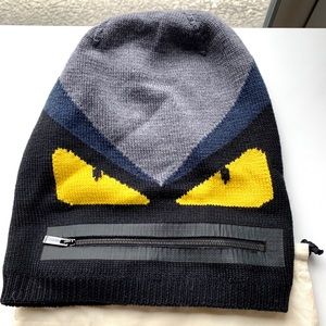 New Fendi  monster men’s wool hat